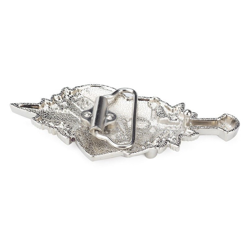 Fibbia Per Cintura Urban Backwoods Your Heart - Metallo, 75x76 Mm, Adatta Per Cinture Fino A 4 Cm, Regalo Originale
