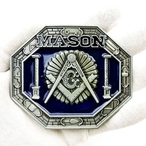 Masonic Belt Buckle - CowderryBelt BuckleStyle 2