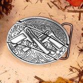 Metal Oval Cowboys Belt Buckle - CowderryBelt BuckleGuns