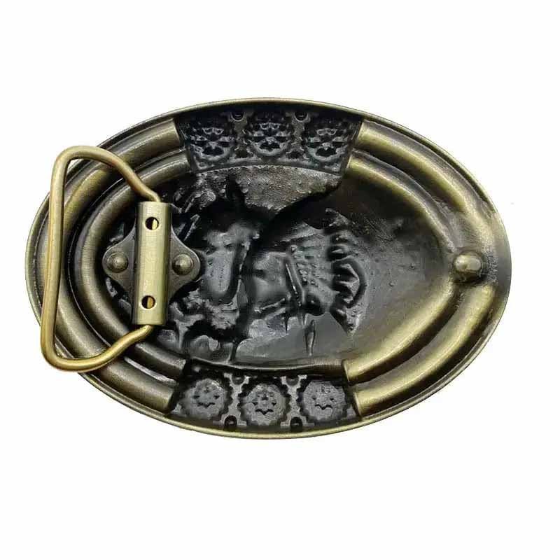 Native American Turquoise Decor Western Belt Buckle - CowderryBelt Buckle