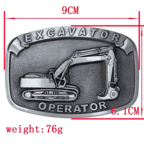Operator Excavator Belt Buckle - CowderryBelt Buckle