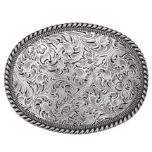 Pattern Antique Silver Belt Buckle - CowderryBelt BuckleSilver