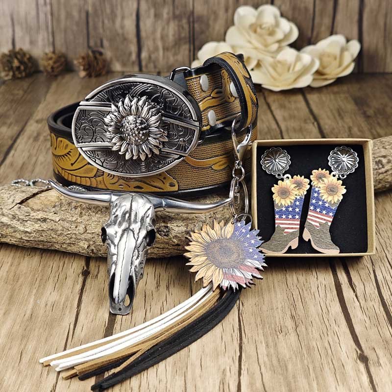 Western Country Vibe Set - CowderrySunflower